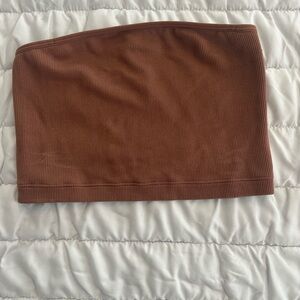 Abercrombie & Fitch Brown crop top medium